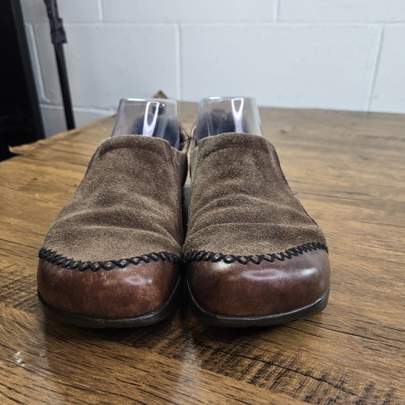 Earth Kalso Caribou Brown Suede Leather Flat Shoes - Picture 8 of 12